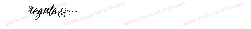 汉真广标 regula字体转换